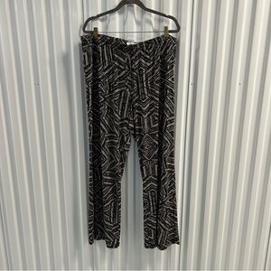CALVIN KLEIN Printed Pants Size 2X